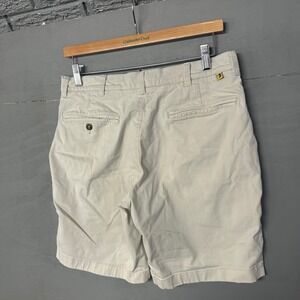 Duck Head Mens 1865 Gold Tab Chino Shorts Stone Beige Cotton Twill Size 31